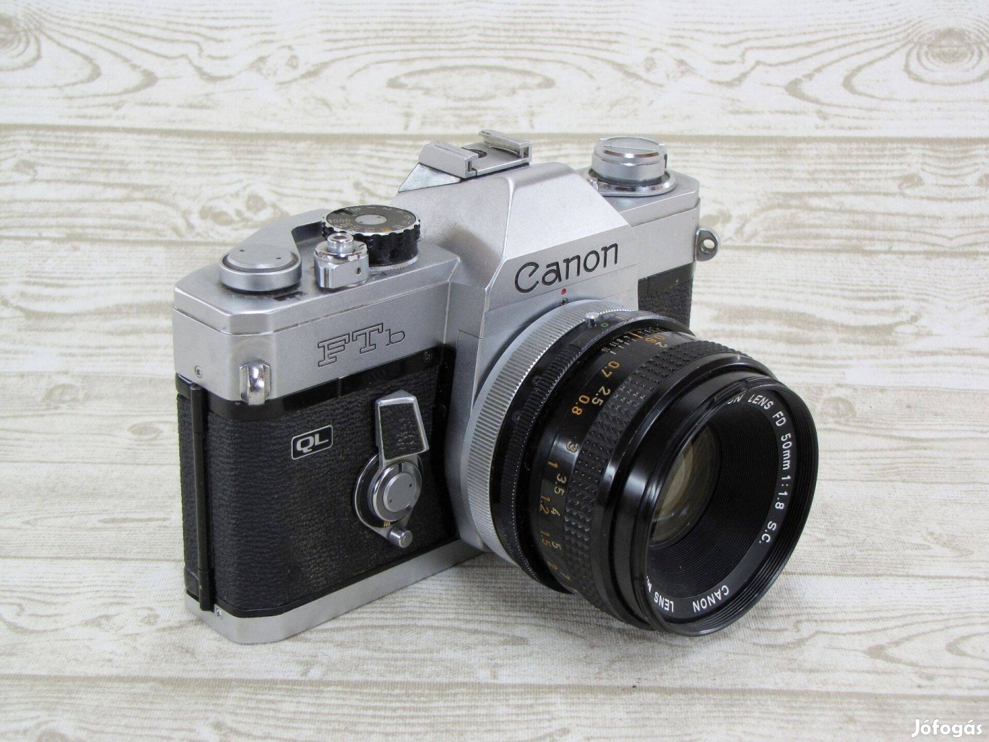 Canon FTb QL - retro fényképezőgép - Canon 50mm 1:1.8 objektív