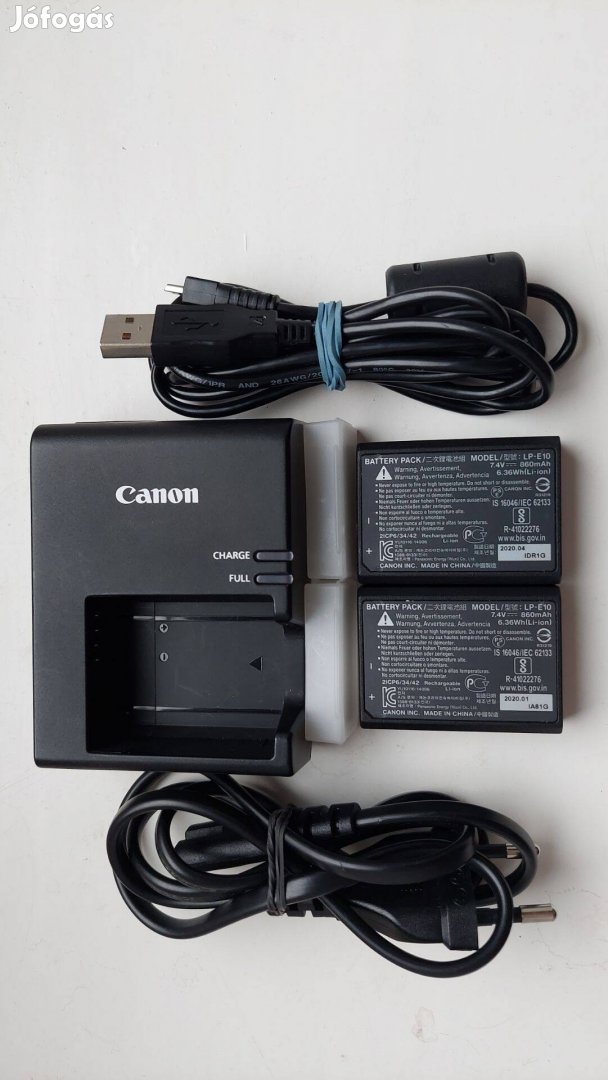 Canon LP-E10 + töltő