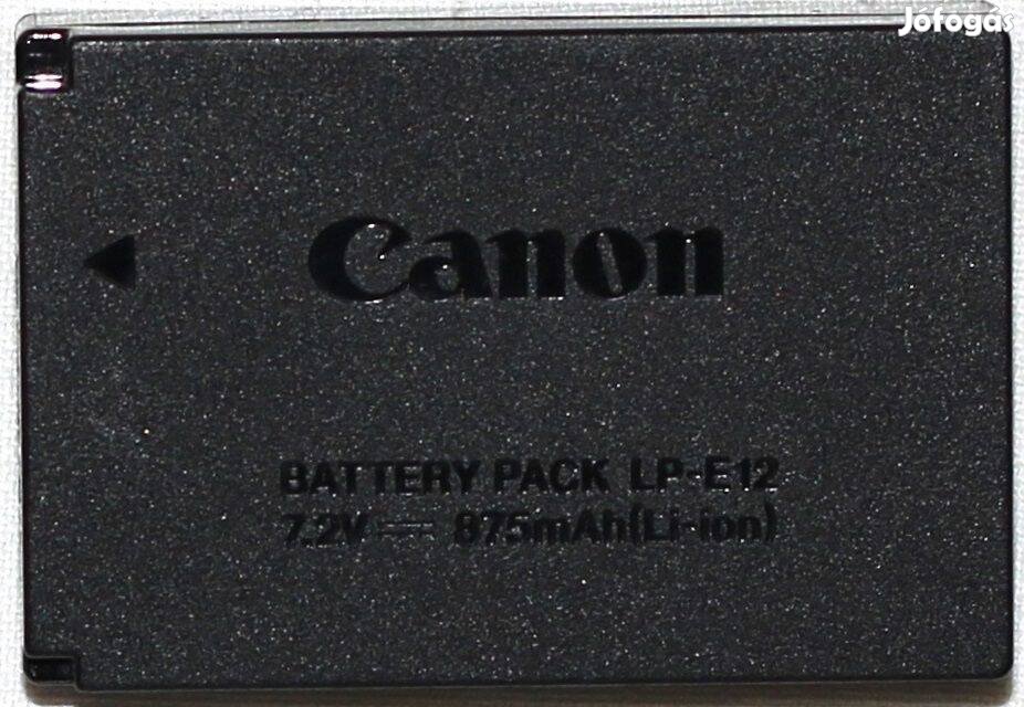 Canon LP-E12 akku, eredeti gyári
