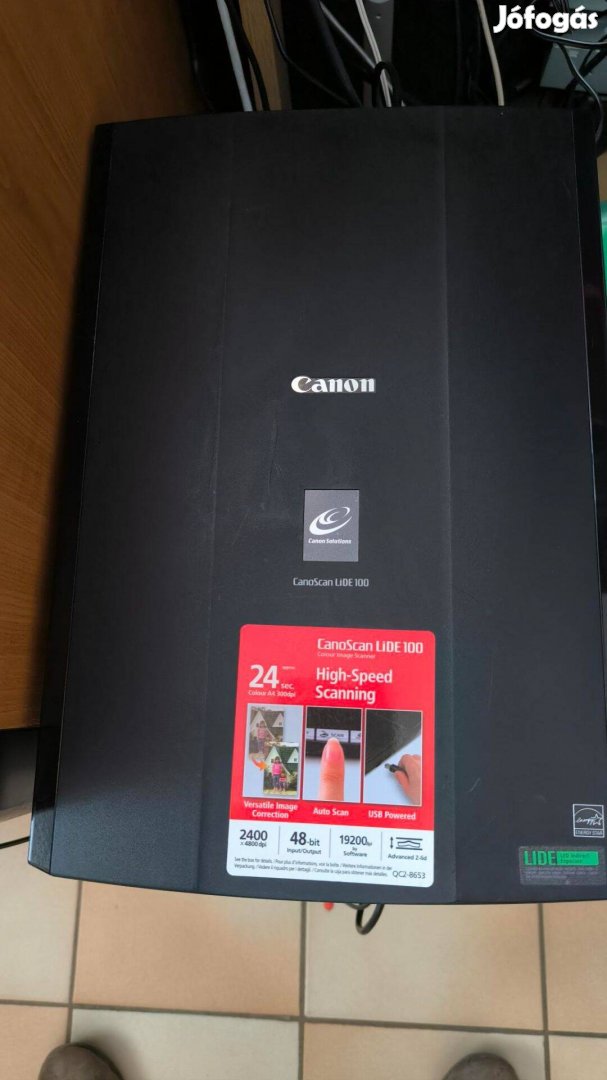 Canon Lide 100 szkenner, scanner, lapolvasó WIN10-11, 2400x4800dpi
