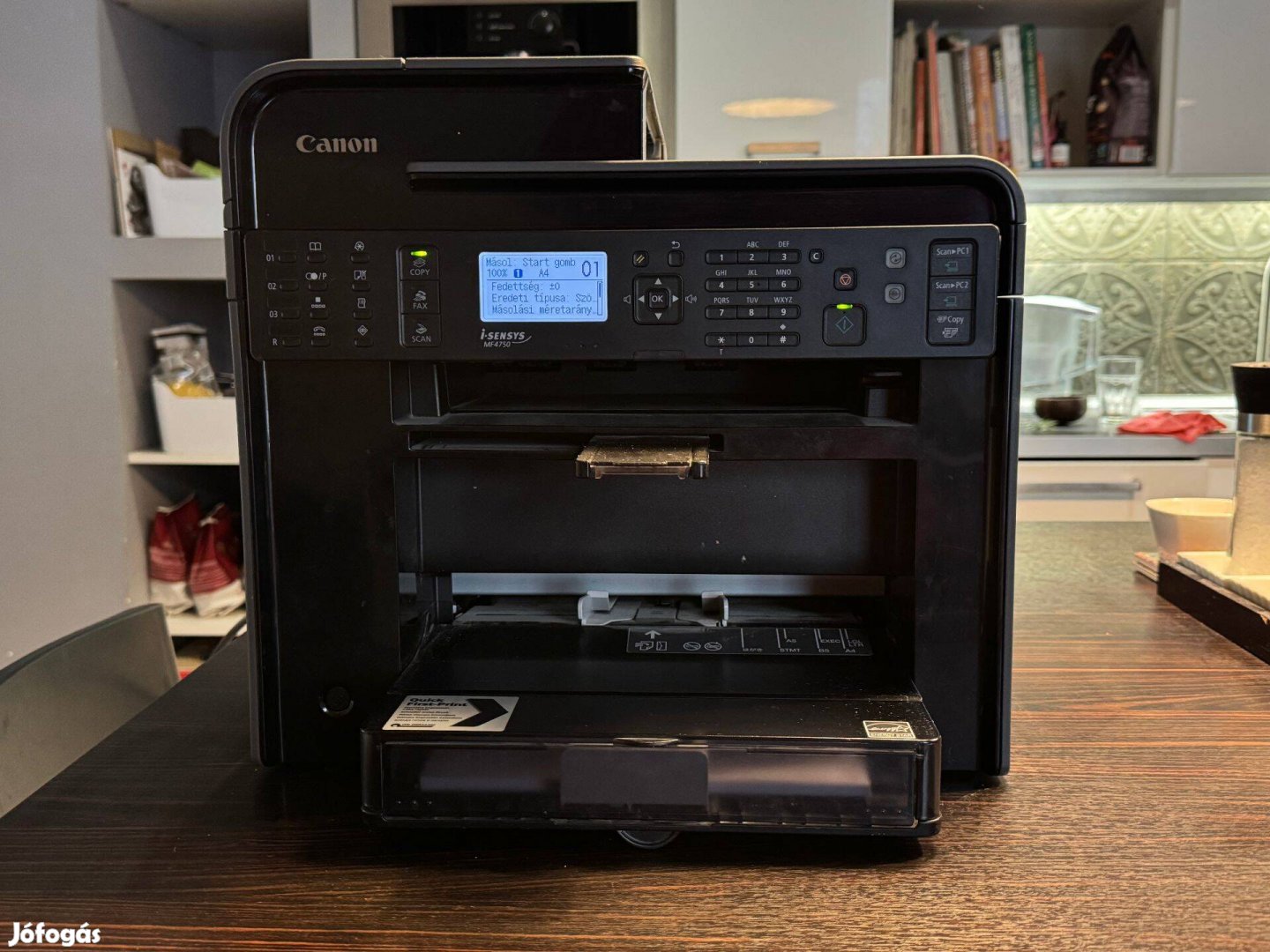 Canon MF4750 multifunkcionális nyomtató laser printer alacsony üzembe