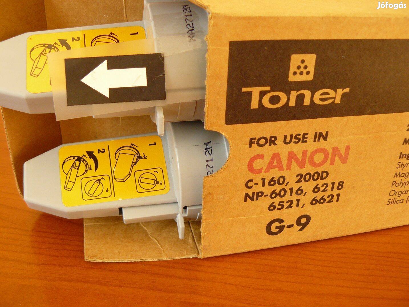 Canon Npg-9 fénymásoló toner , Npg9 toner 380gr. USA = 3.999-Ft/db