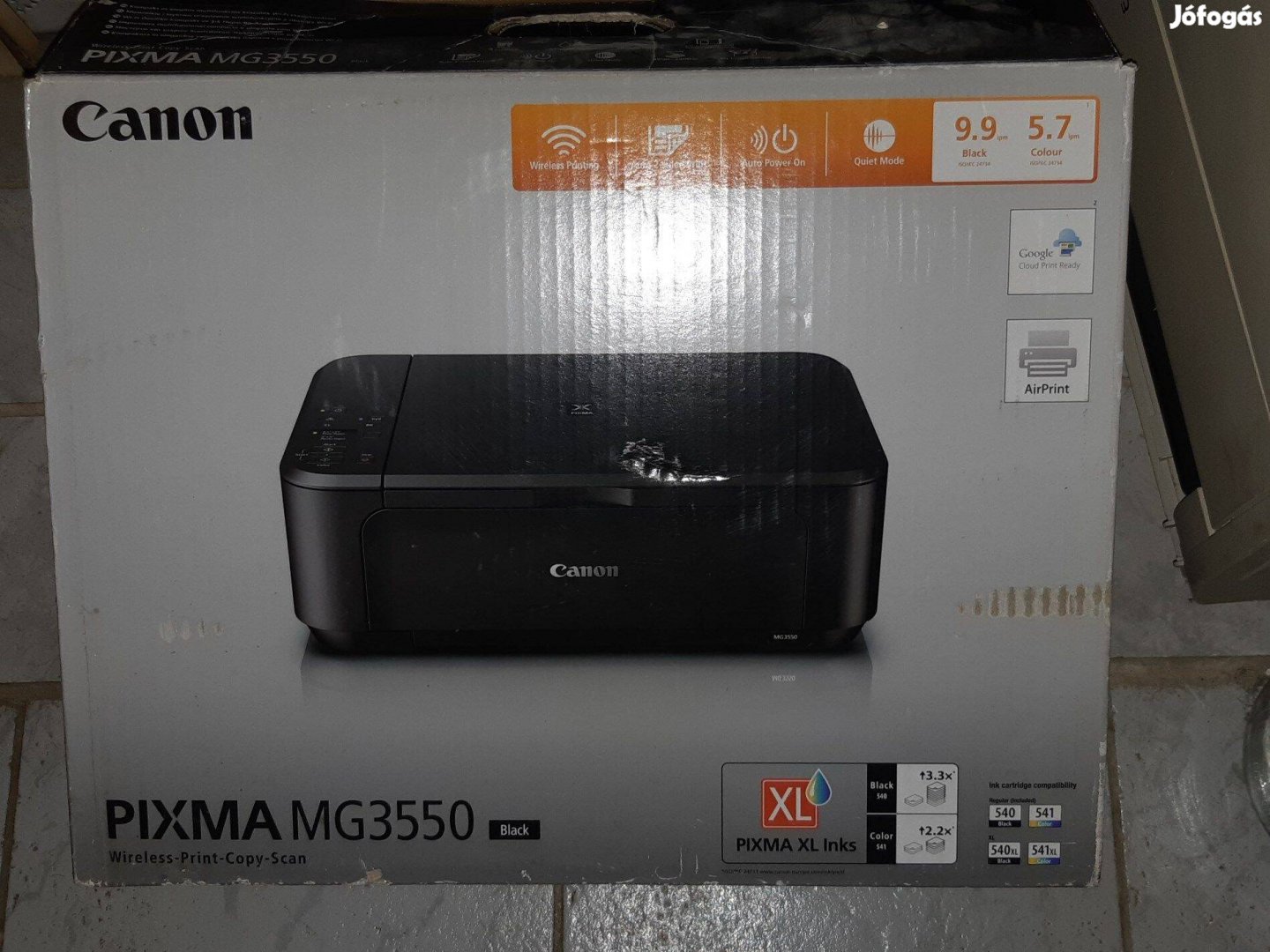 Canon Pixma MG3550 Wi-Fi multifunkciós nyomtató újszerű