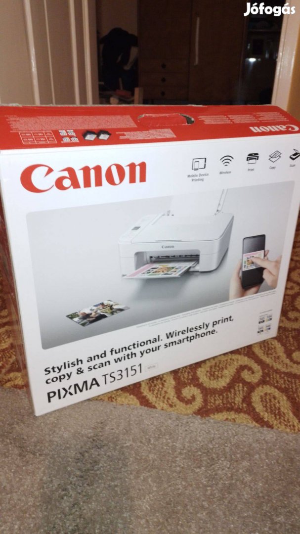 Canon Pixma TS 3151 WI-FI, színes, tintasugaras multifunkciós nyomtató