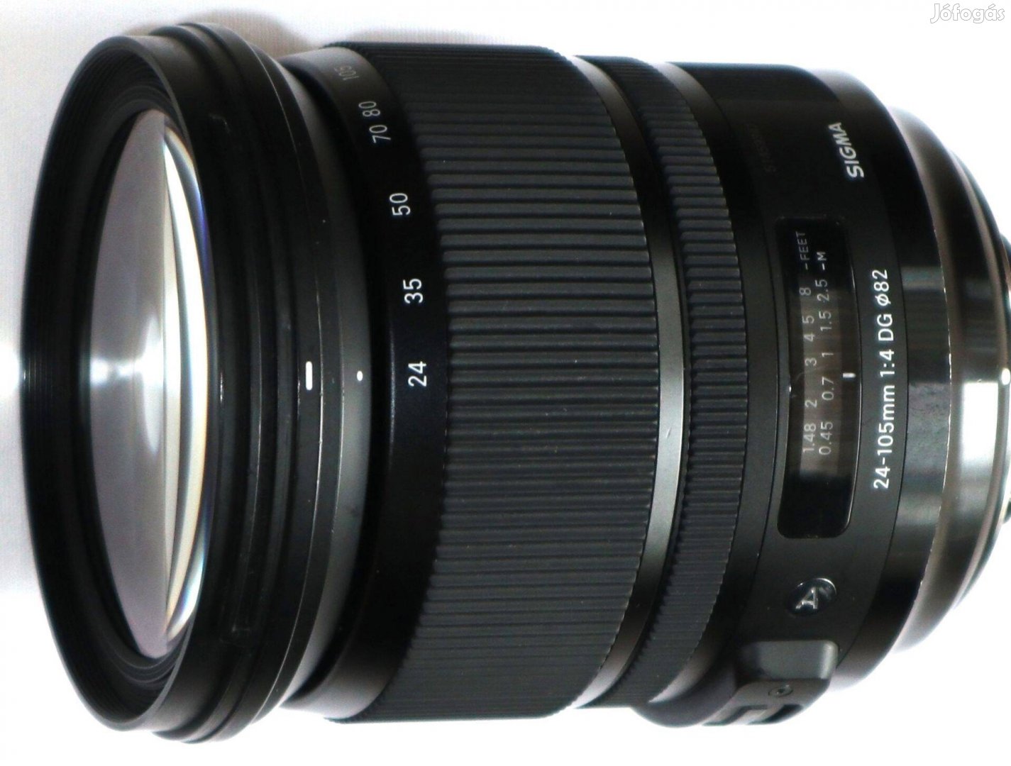 Canon Sigma 24-105 mm 4 DG Art dobozában ( 24-105mm A )