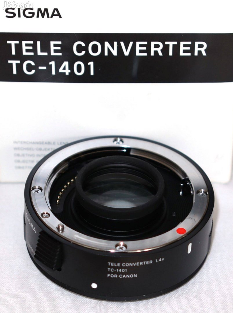 Canon Sigma TC-1401 Tele Converter 1.4x dobozában