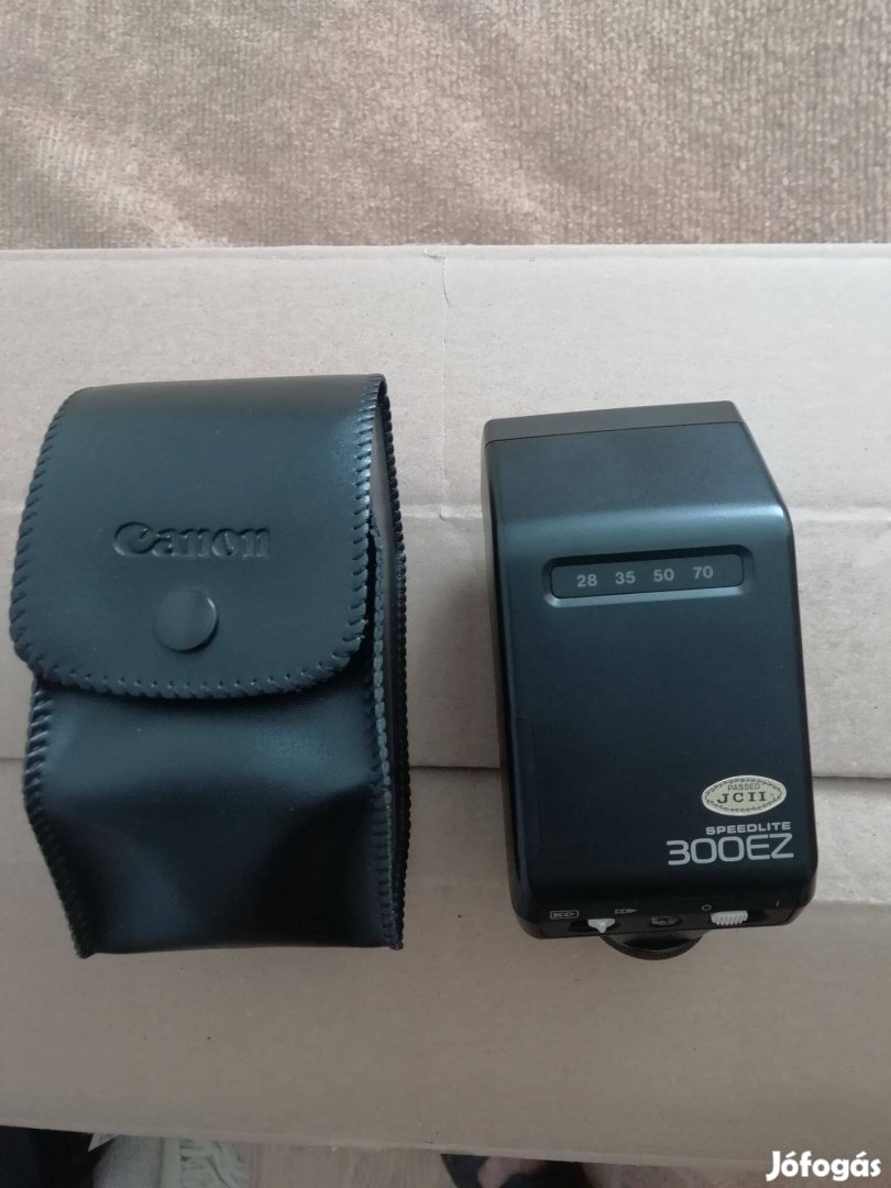 Canon Speedlite 300EZ vaku 4db elemmel eladó, Foxpost egyeztetés után!