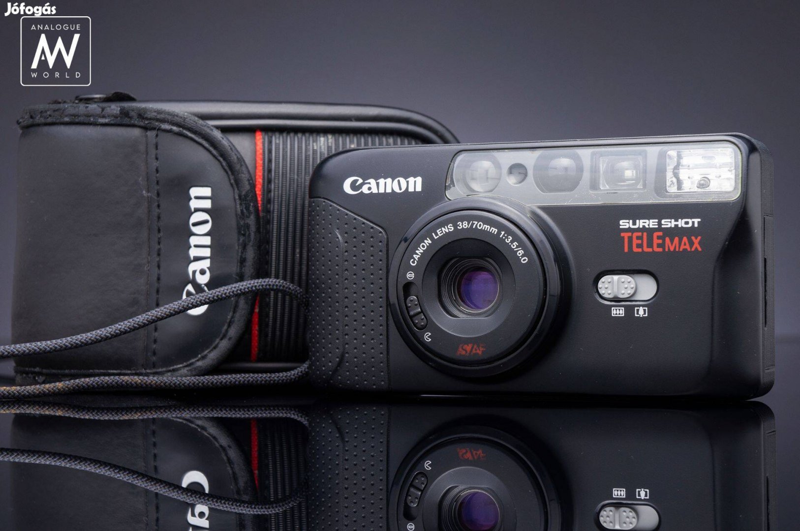 Canon Sure Shot Tele Max + Film + Elem | Tesztelt Filmes Fényképezőgép