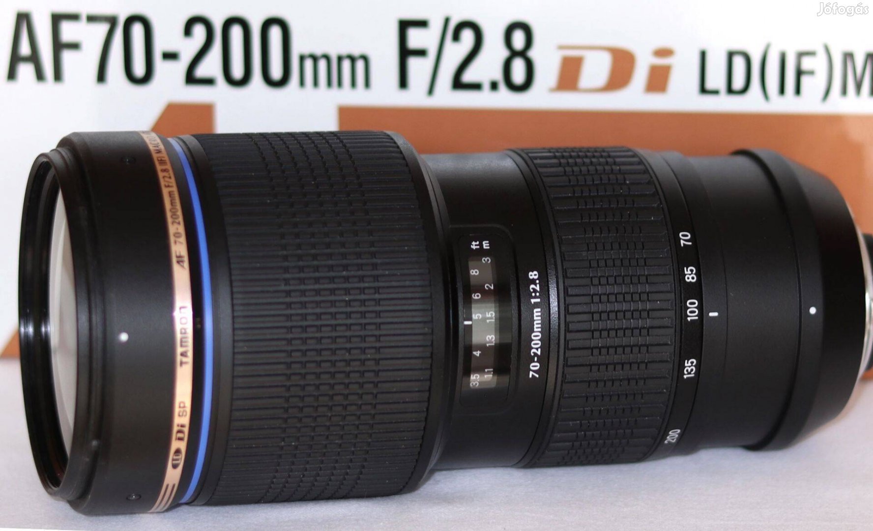 Canon Tamron 70-200 mm 2.8 Di Macro dobozában 70-200mm 2.8