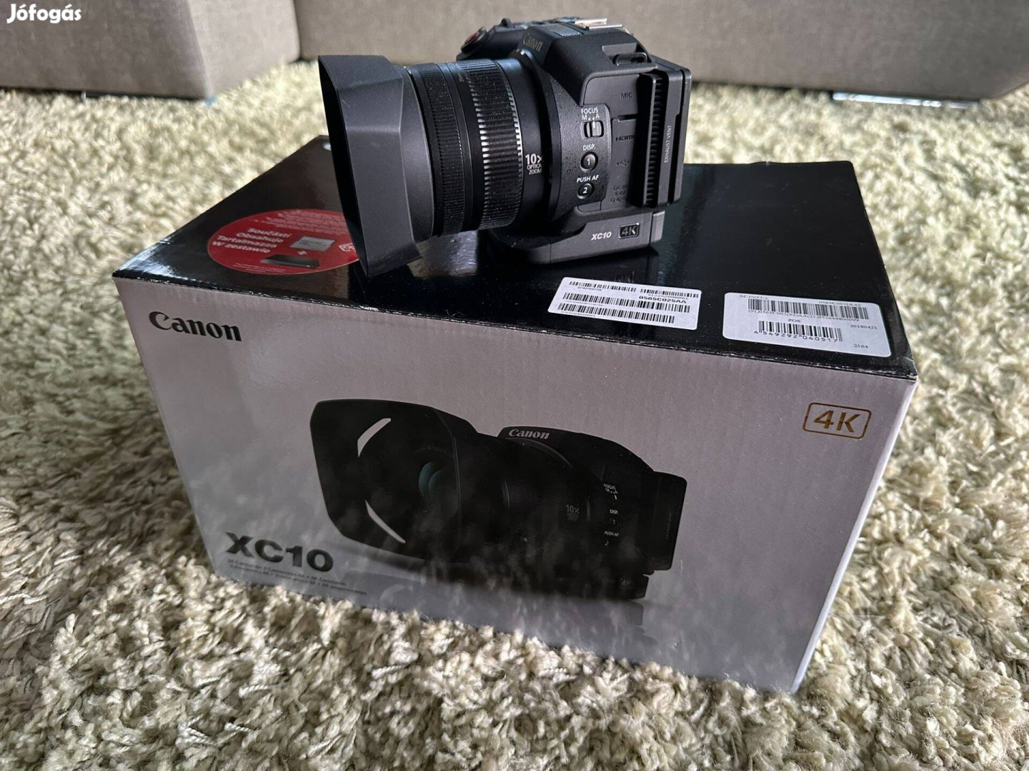 Canon XC10 Full HD + 4K videókamera