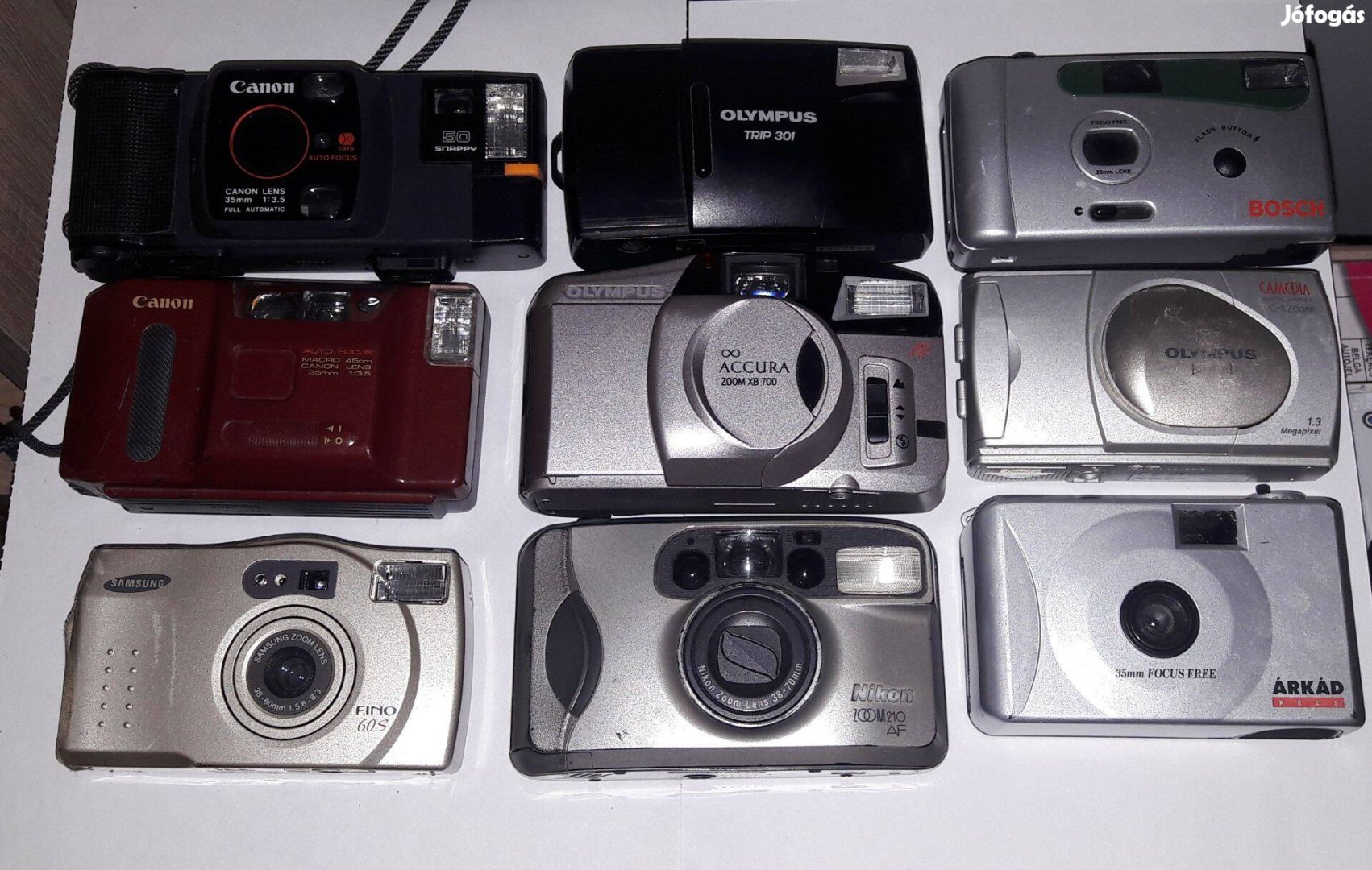 Canon , Olympus , Nikon stb fényképezőgép