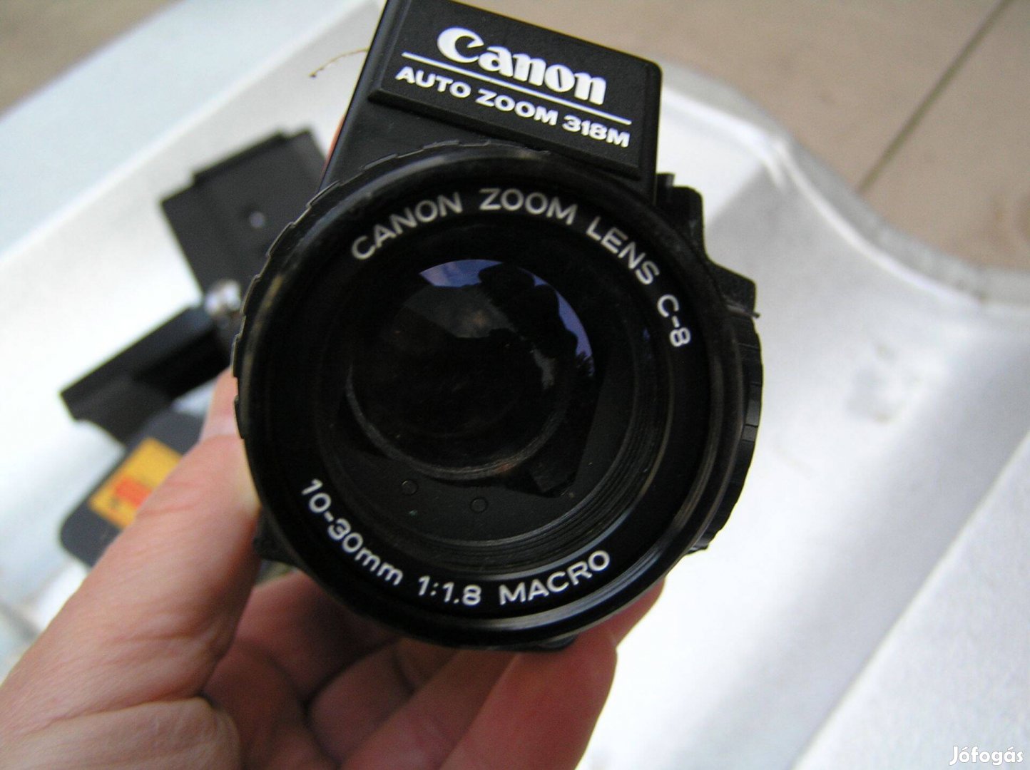 Canon auto zoom 318M kamera 8mm-es alkatrész