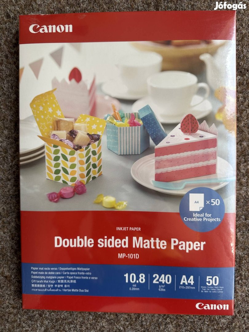 Canon double sided Matte Paper A4 50 darabos