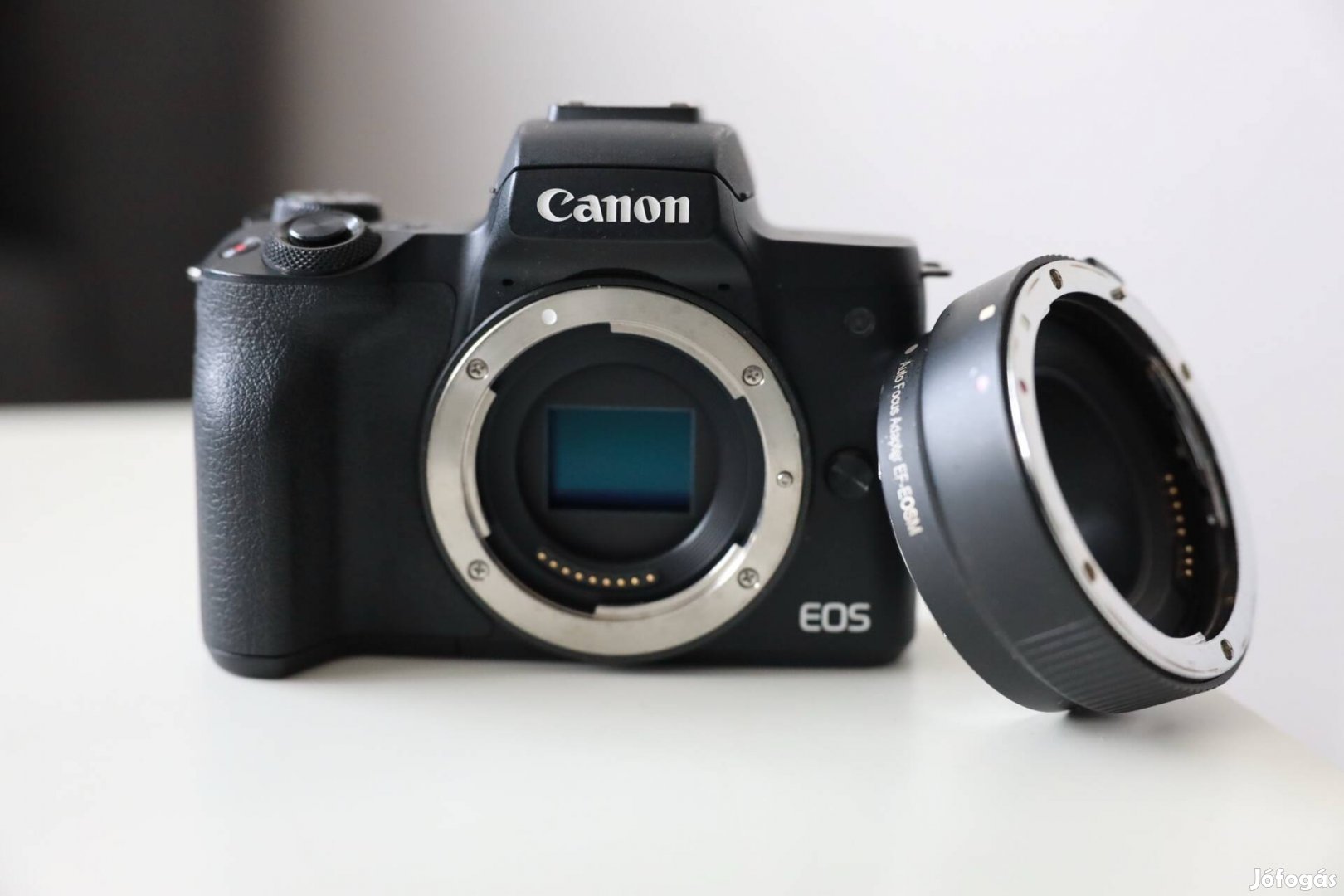 Canon eos M50+EF-Eosm adapter