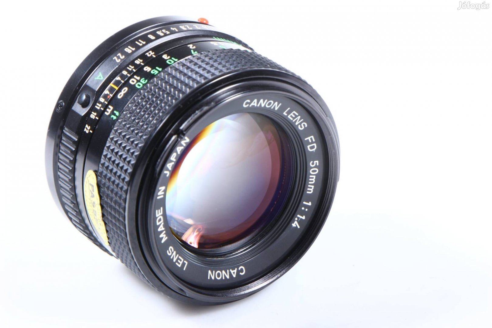 Canon fd 1.4 50mm objektív 