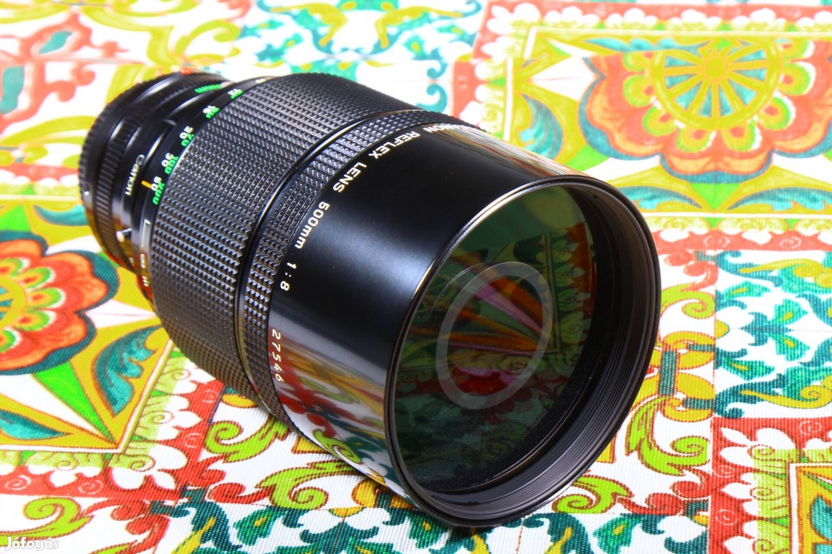 Canon n fd f8 500mm reflex tükörobjektív 