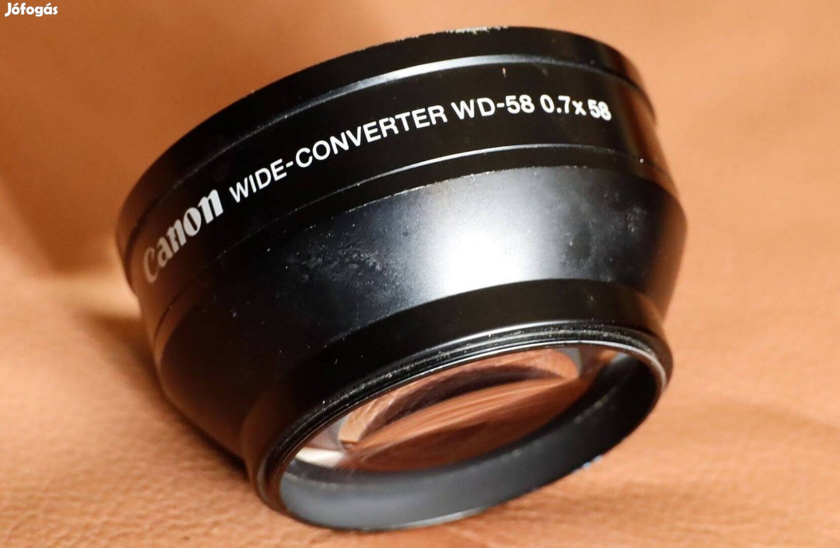 Canon nagylátószögű adapter 58 mm-es szűrőmenetű obi elejére