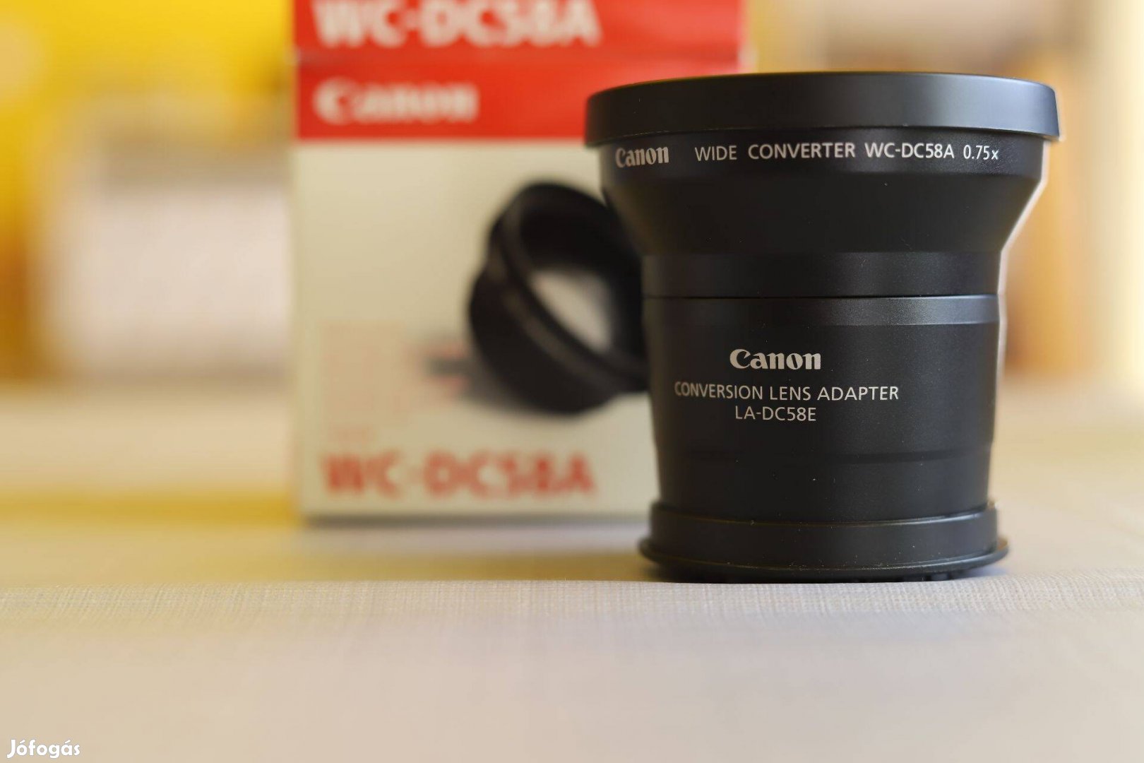 Canon nagylátószögű előtétlencse konverter
