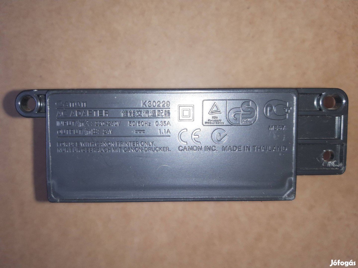 Canon nyomtató ac adapter - Canon 220V 24v 1.1A K30229 táp