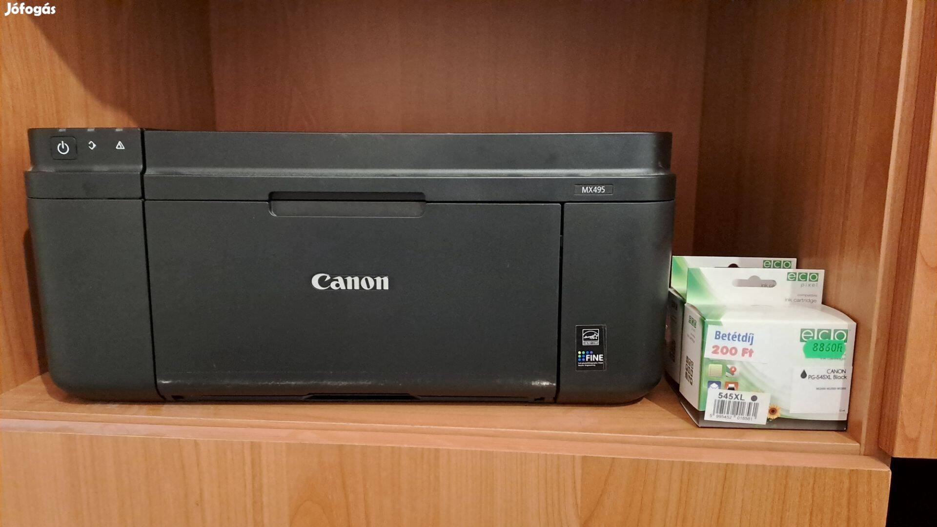 Canon pixma m495 multifunkciós nyomtató hibával + új tintapatron