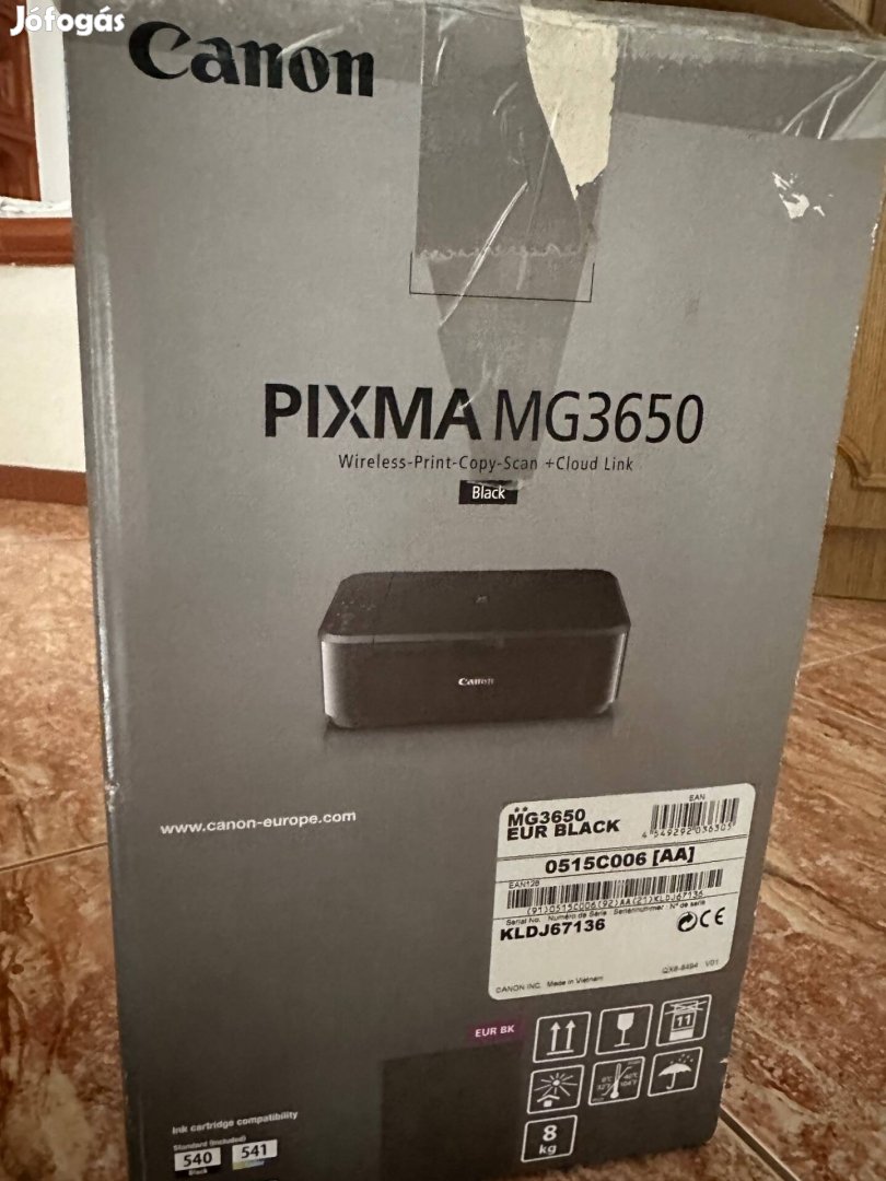 Canon pixma mg3650 multifunkcionális nyomtató