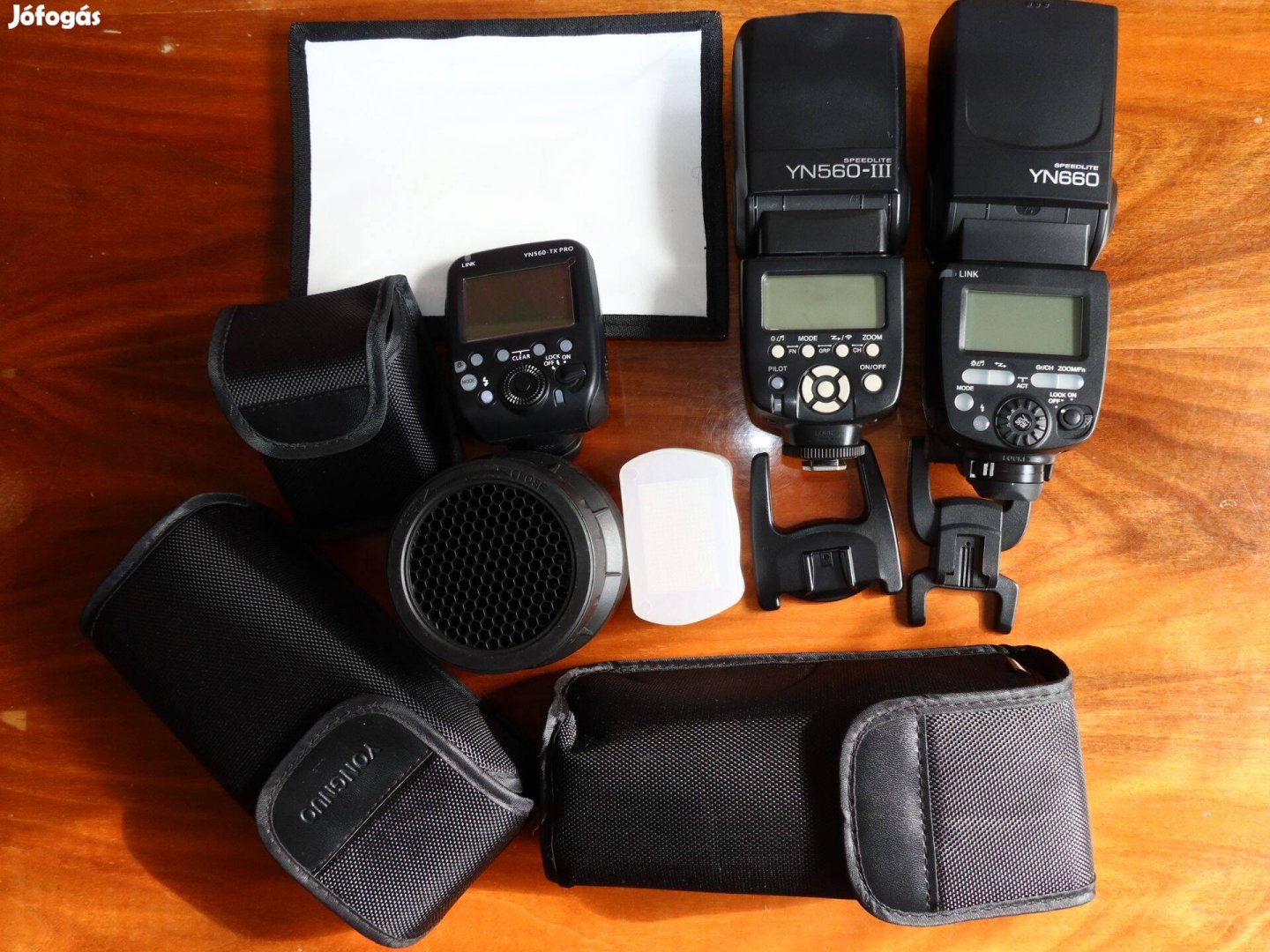 Canon vakuszett vaku vakuvezérlő Yongnuo Yn-560 Yn-660 Yn-560-TX