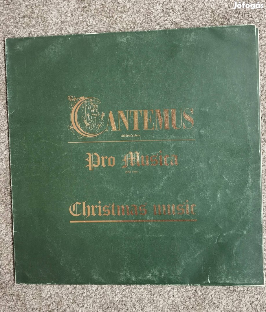 Cantemus pro musica Christmas music bakelit 