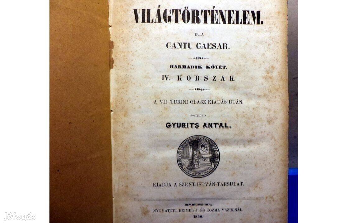 Cantu Caesar: Világtörténelem III. kötet