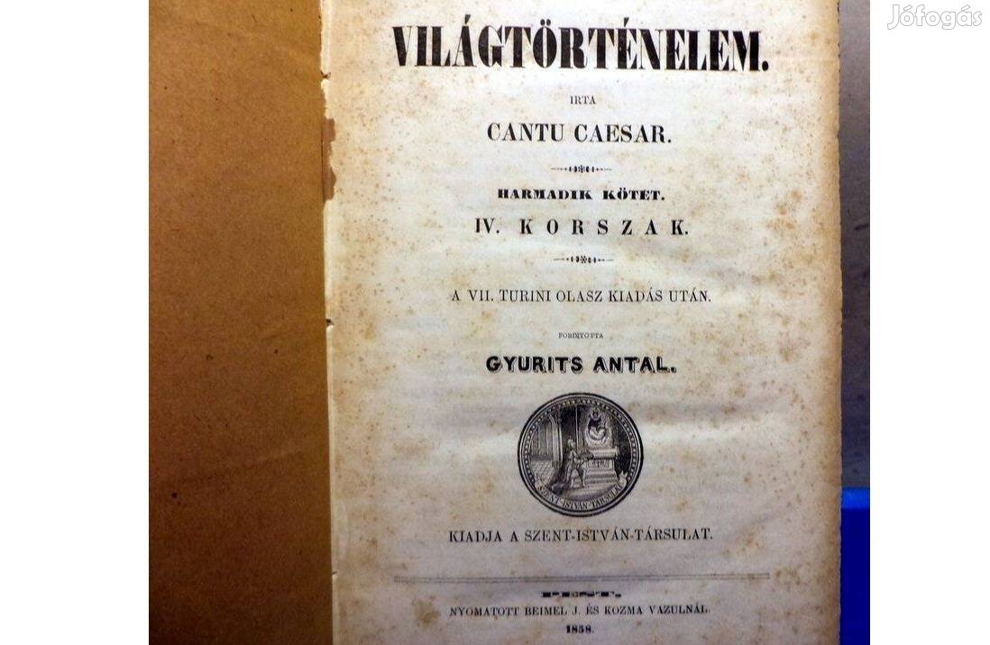 Cantu Caesar: Világtörténelem III. kötet