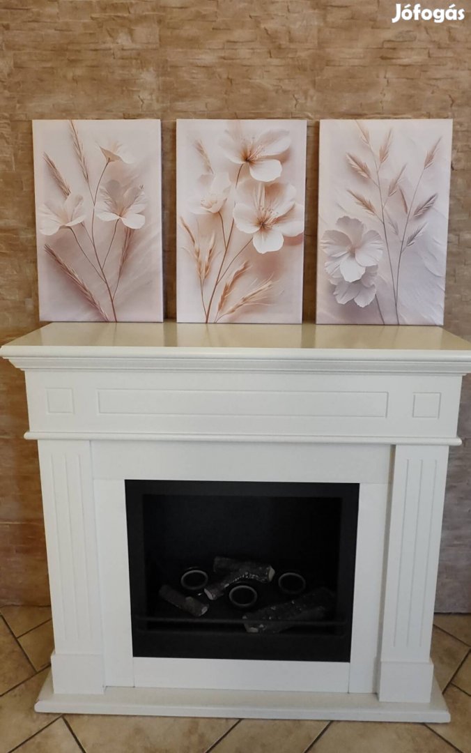 Canvas vászonképek Flowers 113 × 55 cm 3 db