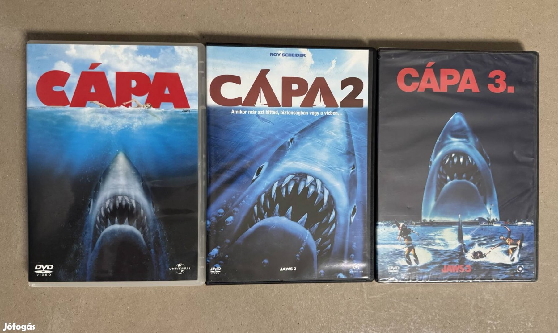 Cápa 1,2,3rész dvd