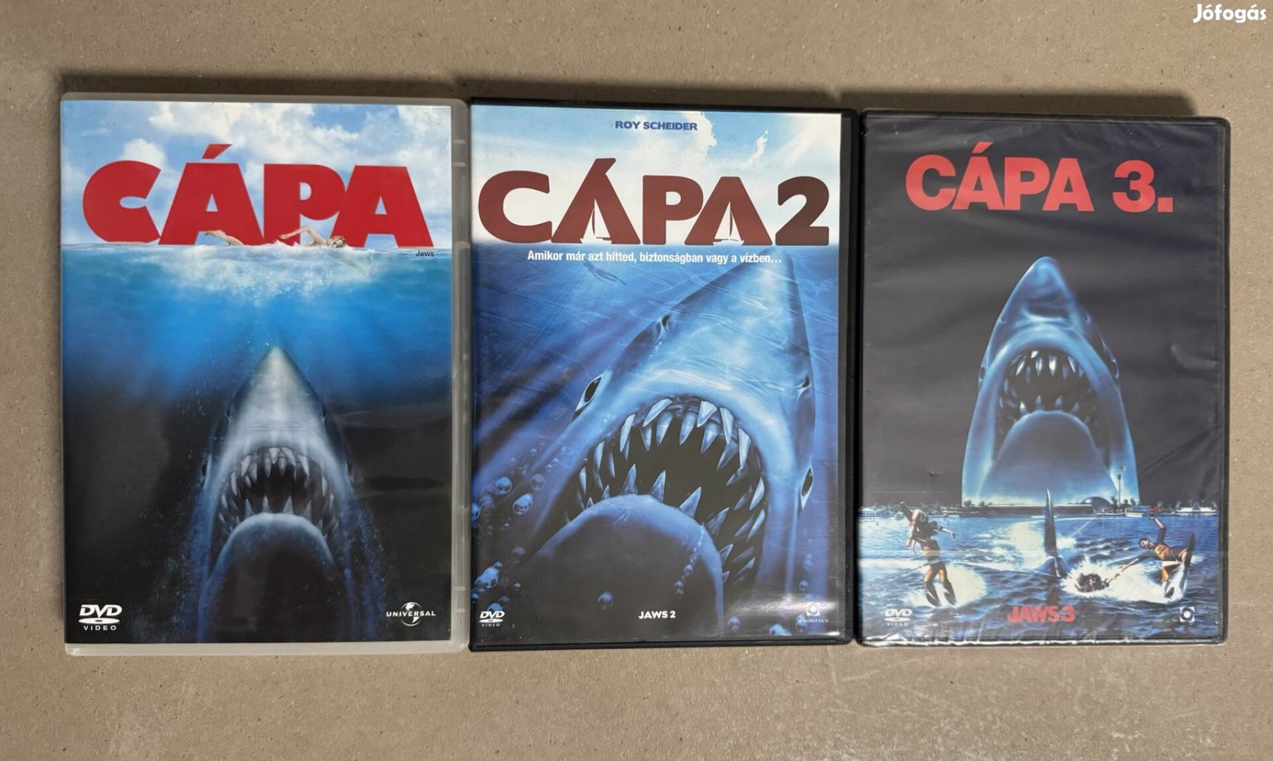 Cápa 1,2,3rész dvd