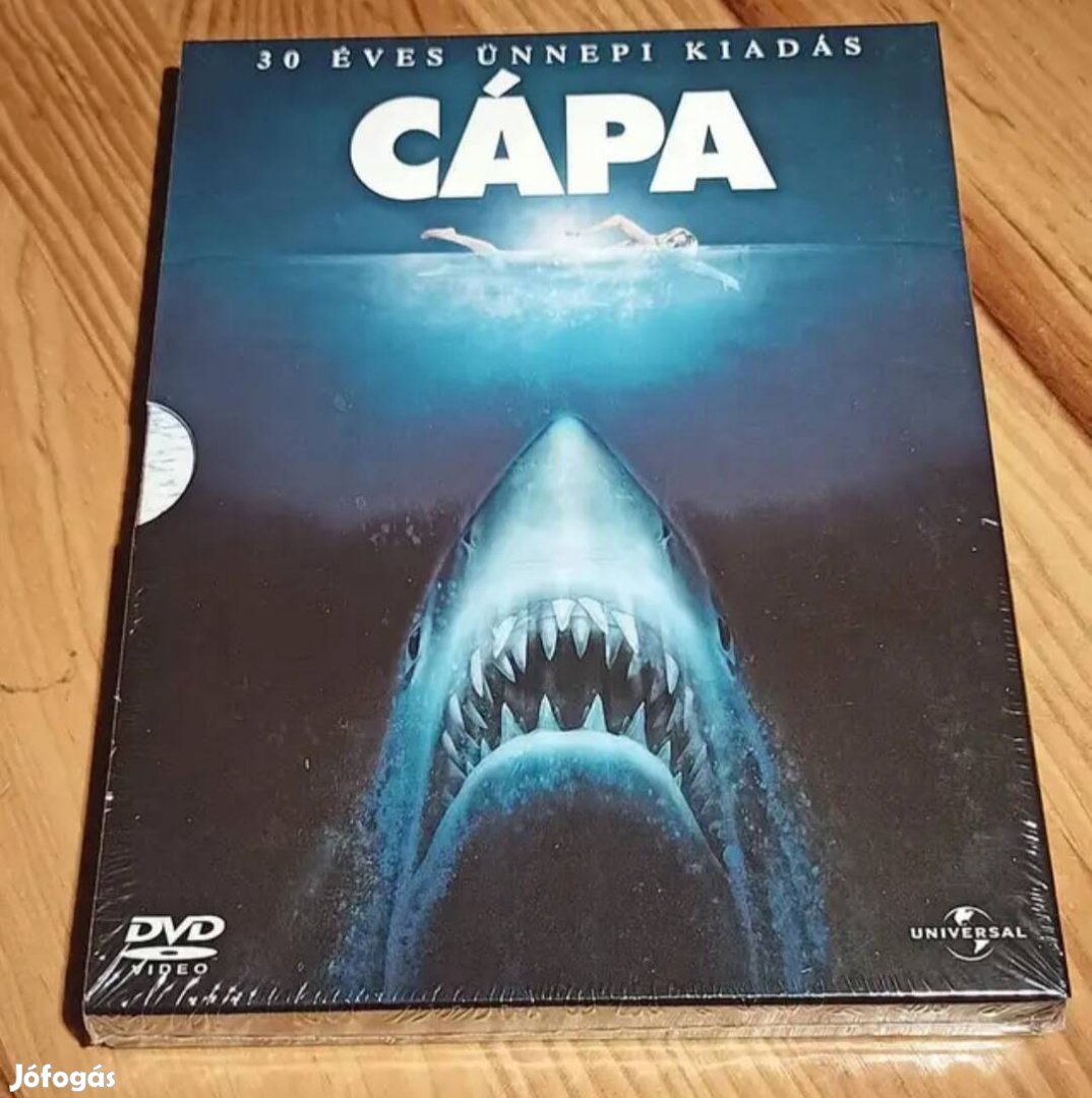 Cápa DVD díszdoboz vadonatúj 