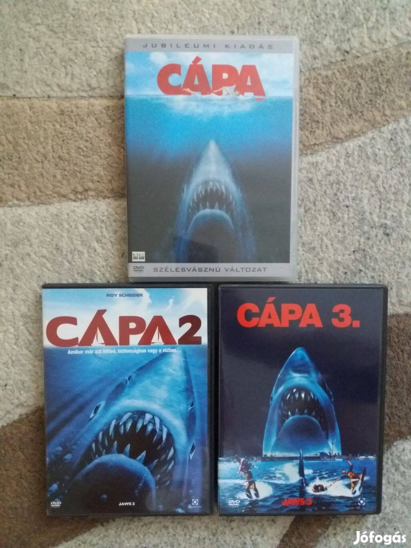 Cápa + Cápa 2 + Cápa 3. (3 DVD)