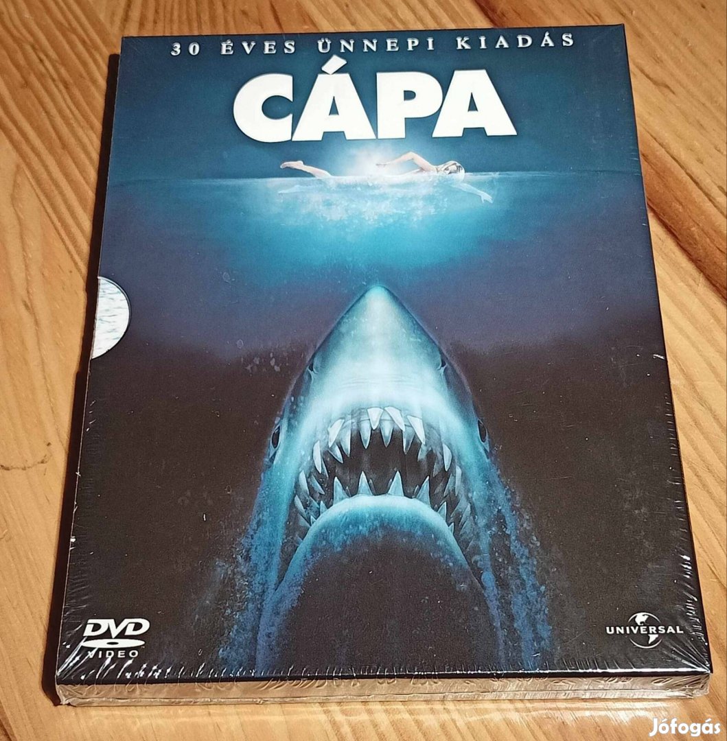 Cápa dvd díszdobozban bontatlan 2 lemezes 