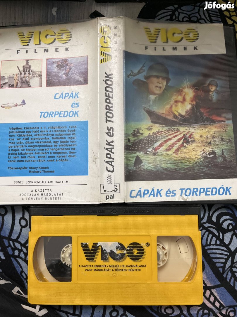 Cápák és torpedók vhs vico