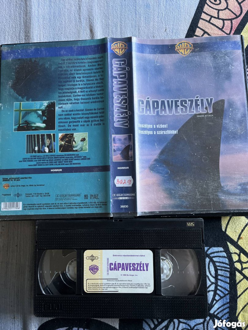 Cápaveszély vhs 