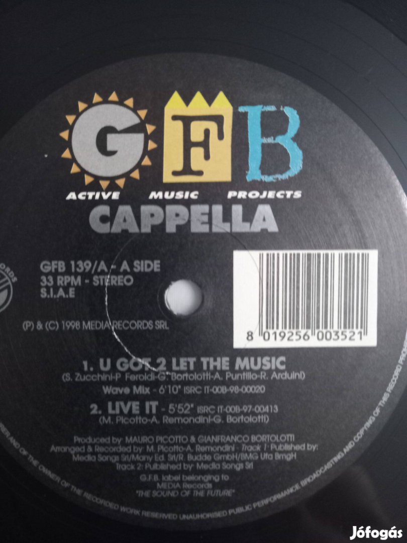 Capella Maxi Vinyl