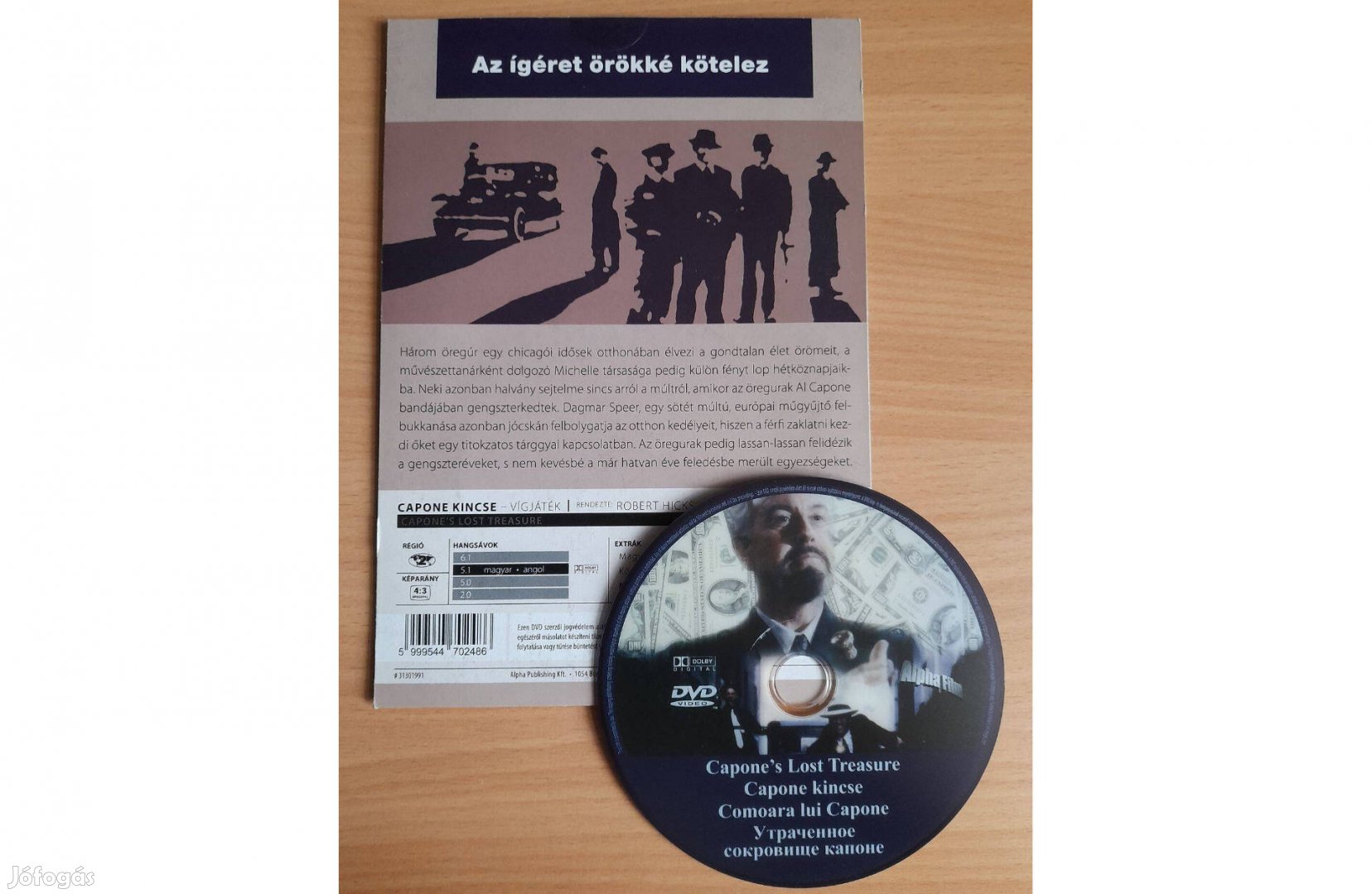 Capone kincse című vígjáték DVD eladó