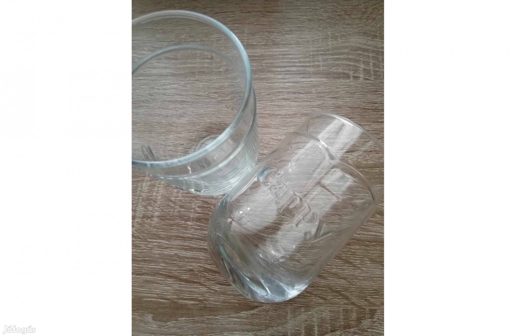 Cappy üvegpohár nem használt 2 db egyben eladó!