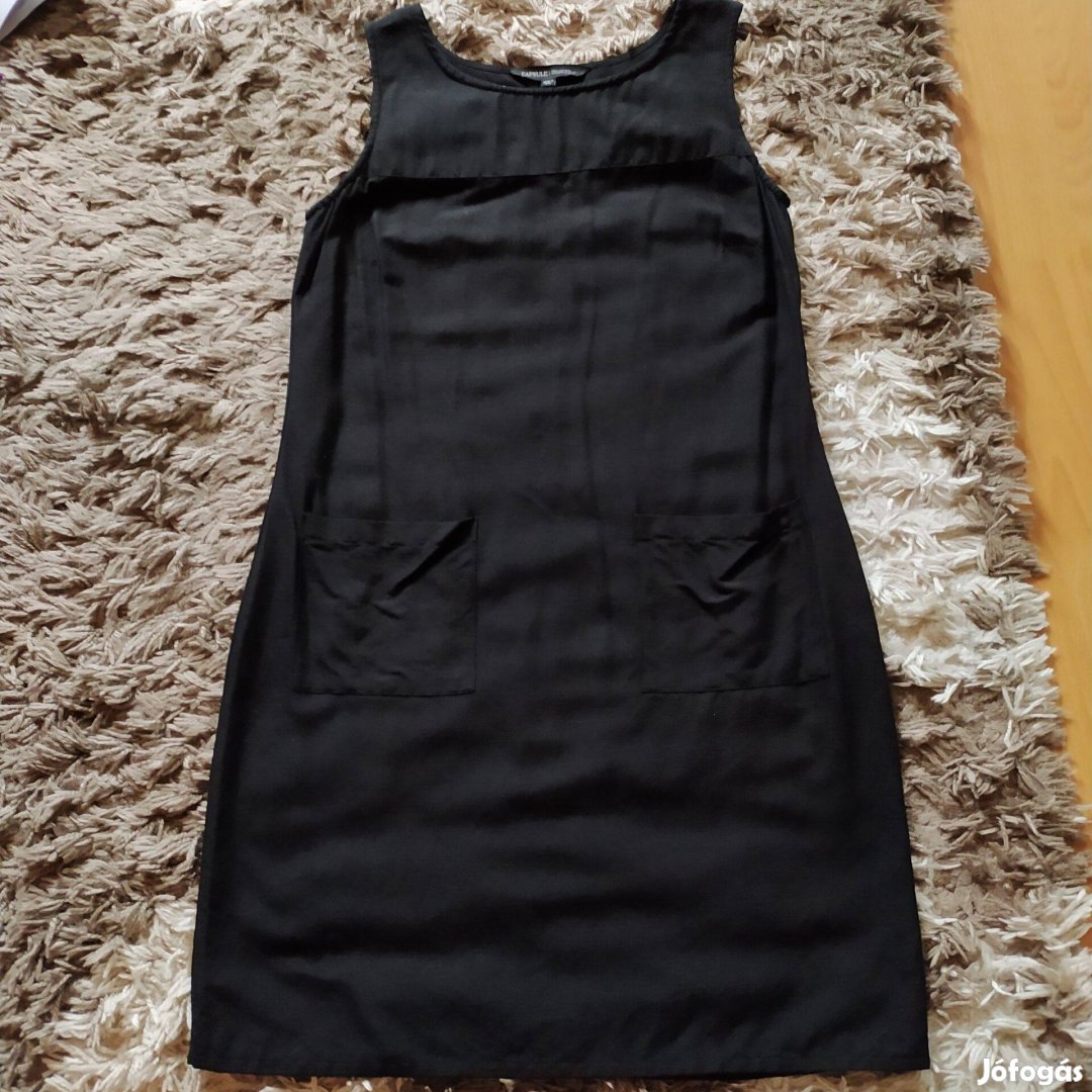 Capsule fekete zsebes női ruha 38