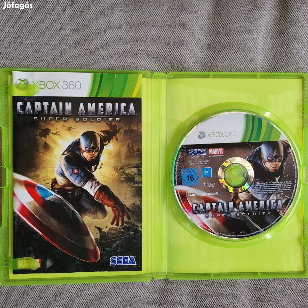 Captain America Super Soldiers "xbox360-one-series játék eladó-csere