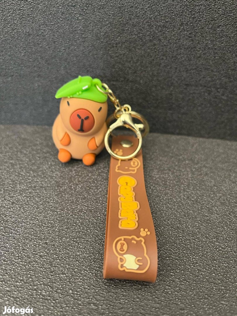 Capybara kulcstartó műanyag