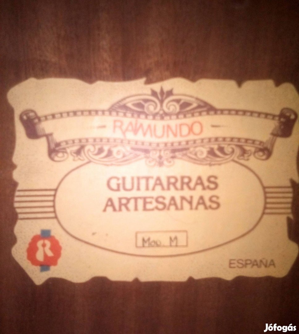 Caractére La Raimundo Guitarras Artesanas M Upright Classique gitár 