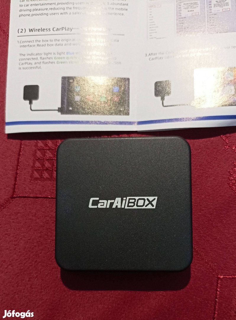 Carai Box 2in1, vezeték nélküli wireless Carplay/Android auto adapter
