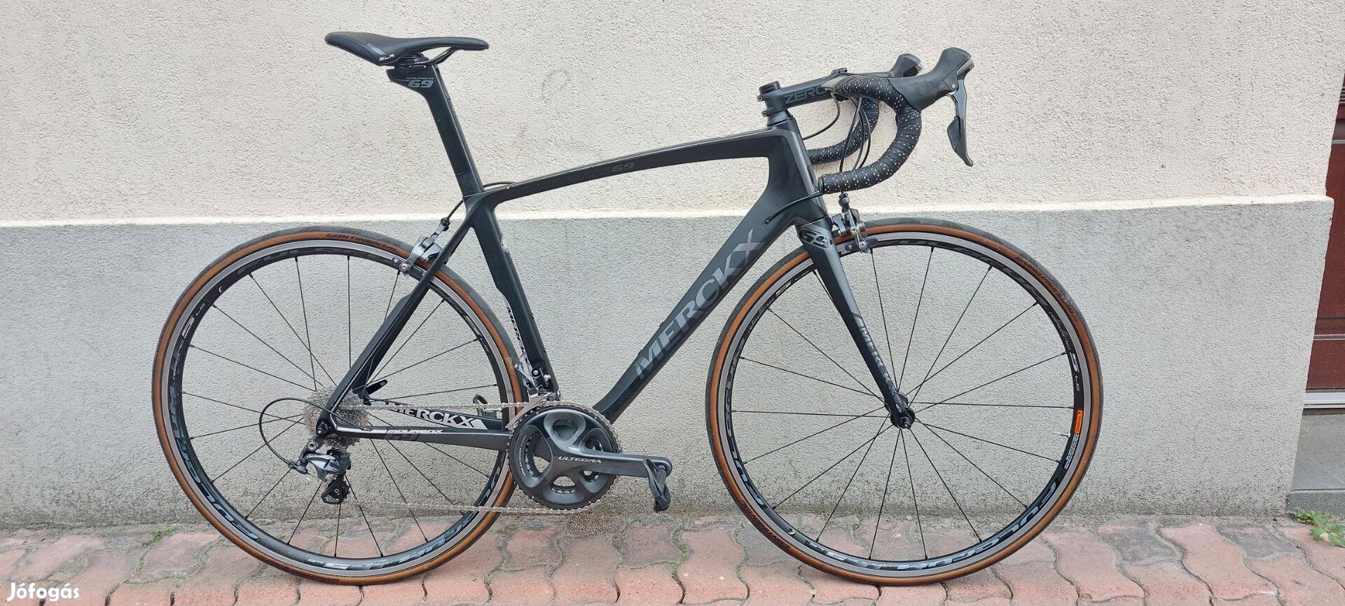 Carbon Országúti Merckx, 54 cm M Ultegra 2x11s