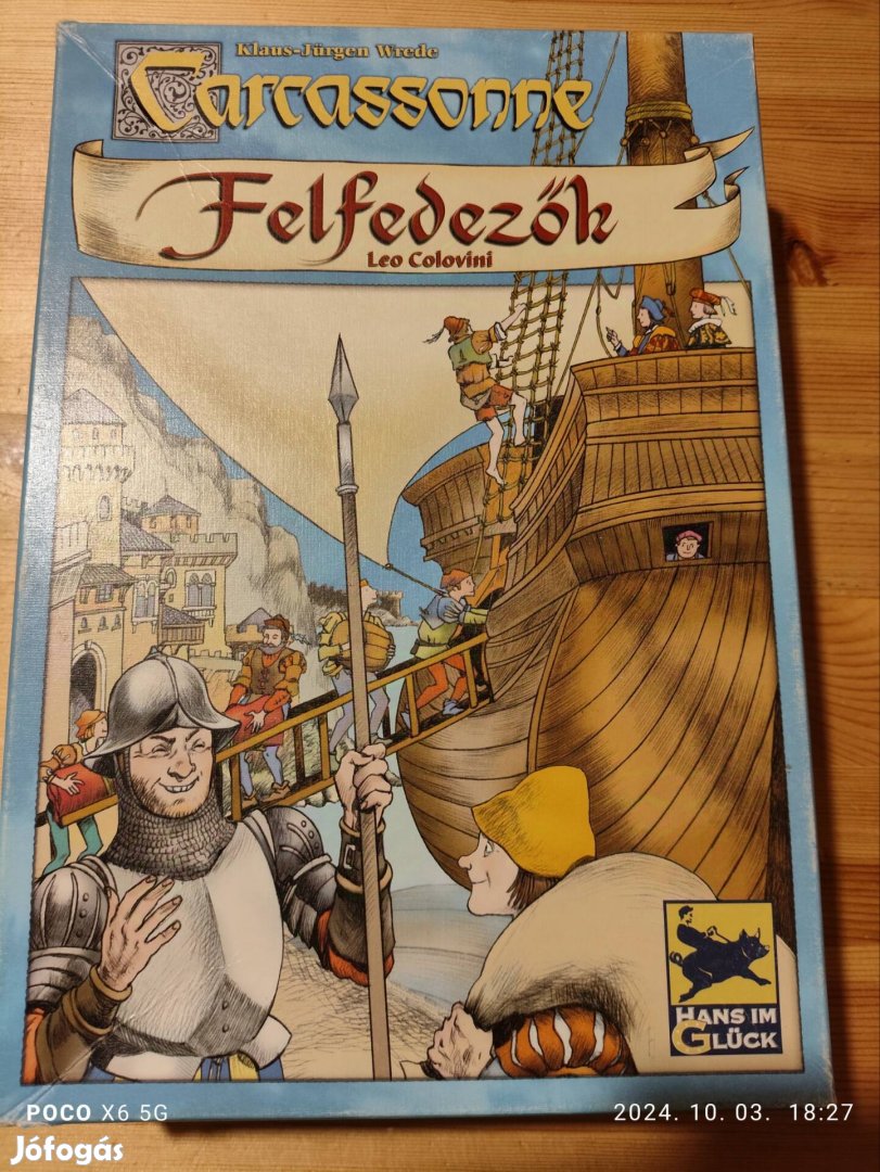 Carcassone Felfedezők társasjáték 