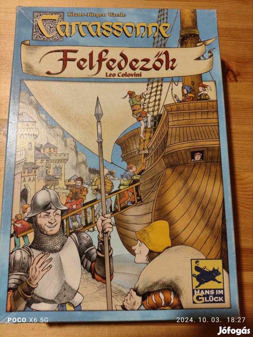 Carcassone Felfedezők társasjáték 