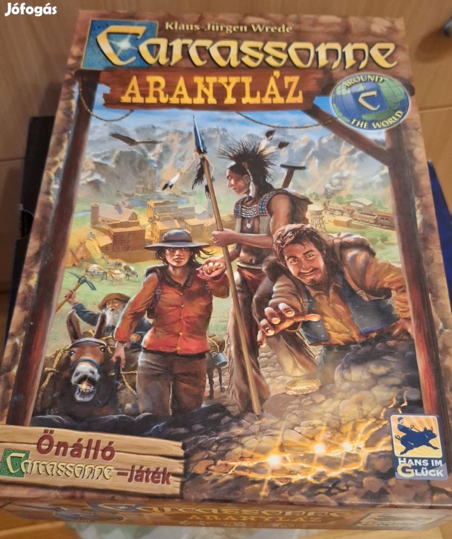 Carcassonne: Aranyláz társasjáték - új állapotban