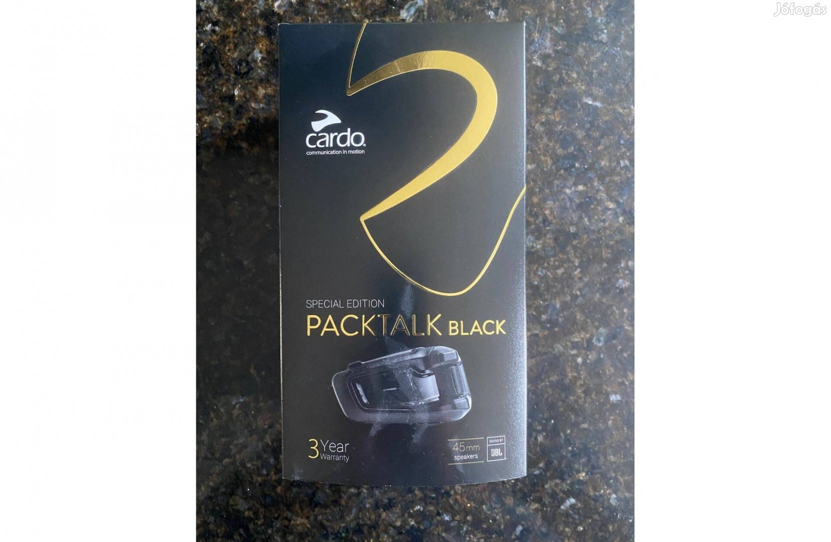 Cardo Packtalk black speciális kiadás 45 mm-es JBL hanggal